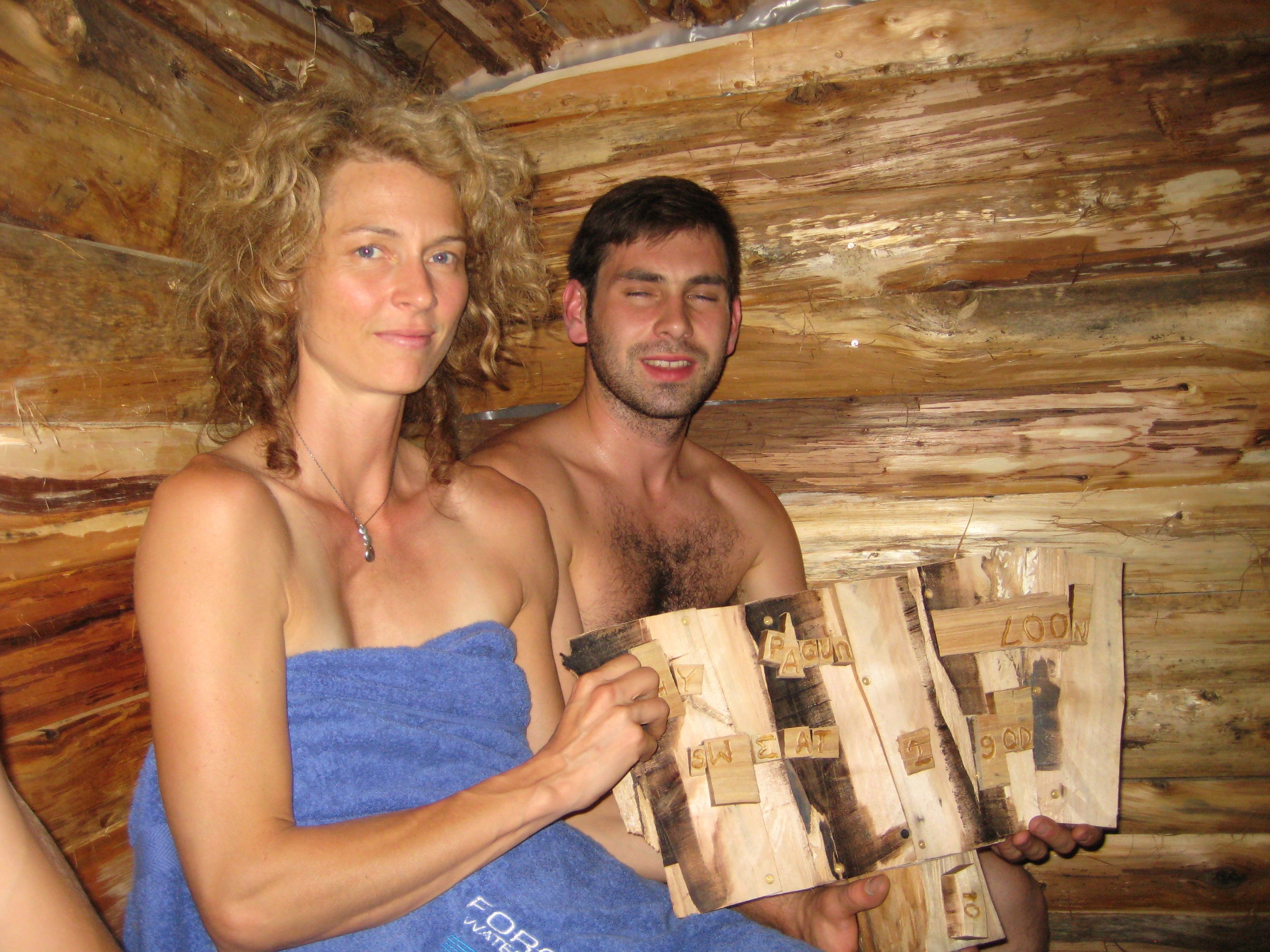 Русские семейные пары в бане частное